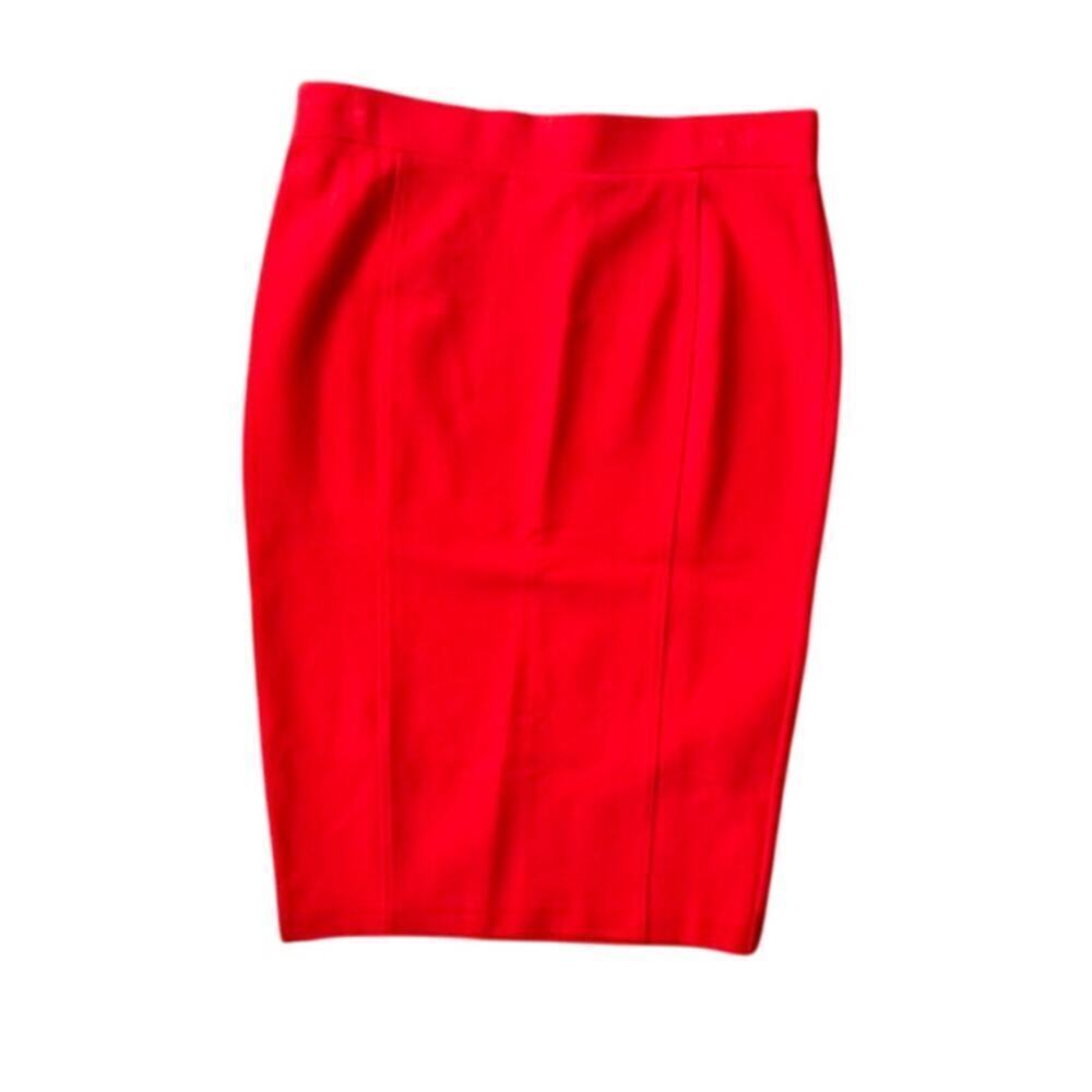 NWOTY Mario Serrani Red Knit Skirt Made in Italy